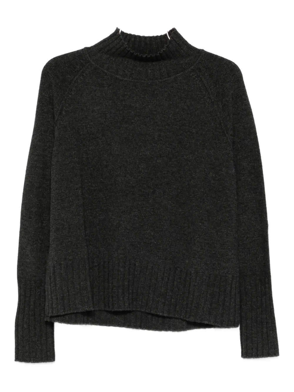 Кашемировый свитер с воротником-стойкой BeYou, серый
Кашемировый свитер с воротником-стойкой BeYou, серый