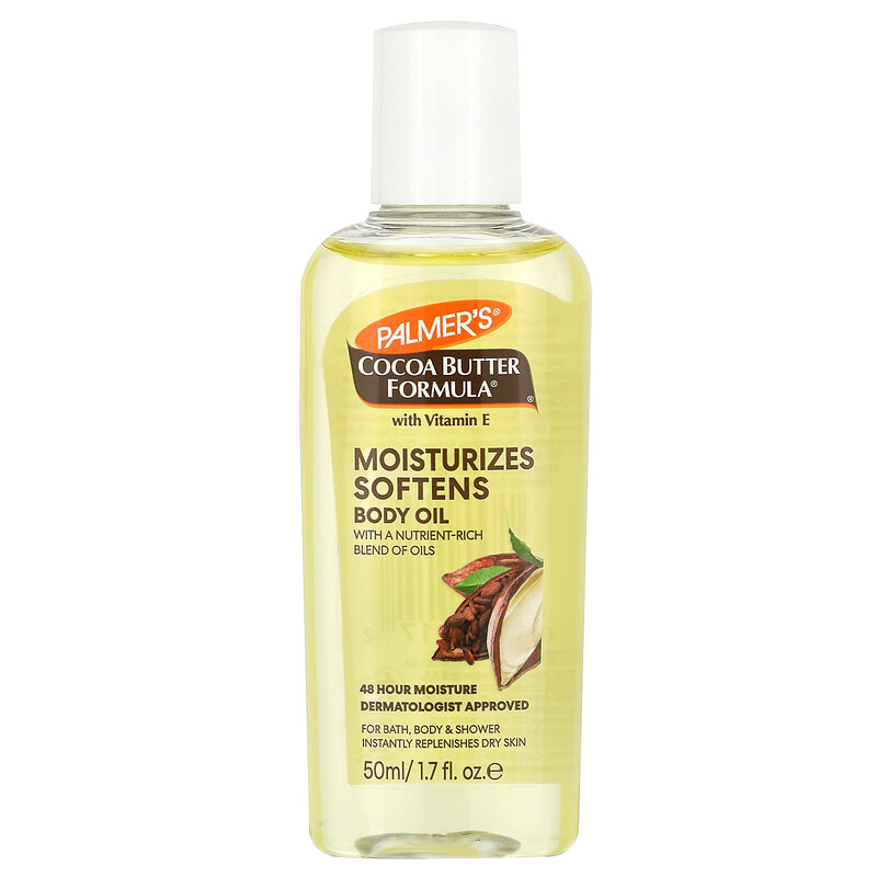Palmer's, Формула масла какао, увлажняющее масло для тела с витамином Е, 1,7 унции (50 мл)
Palmer's, Формула масла какао, увлажняющее масло для тела с витамином Е, 1,7 унции (50 мл)