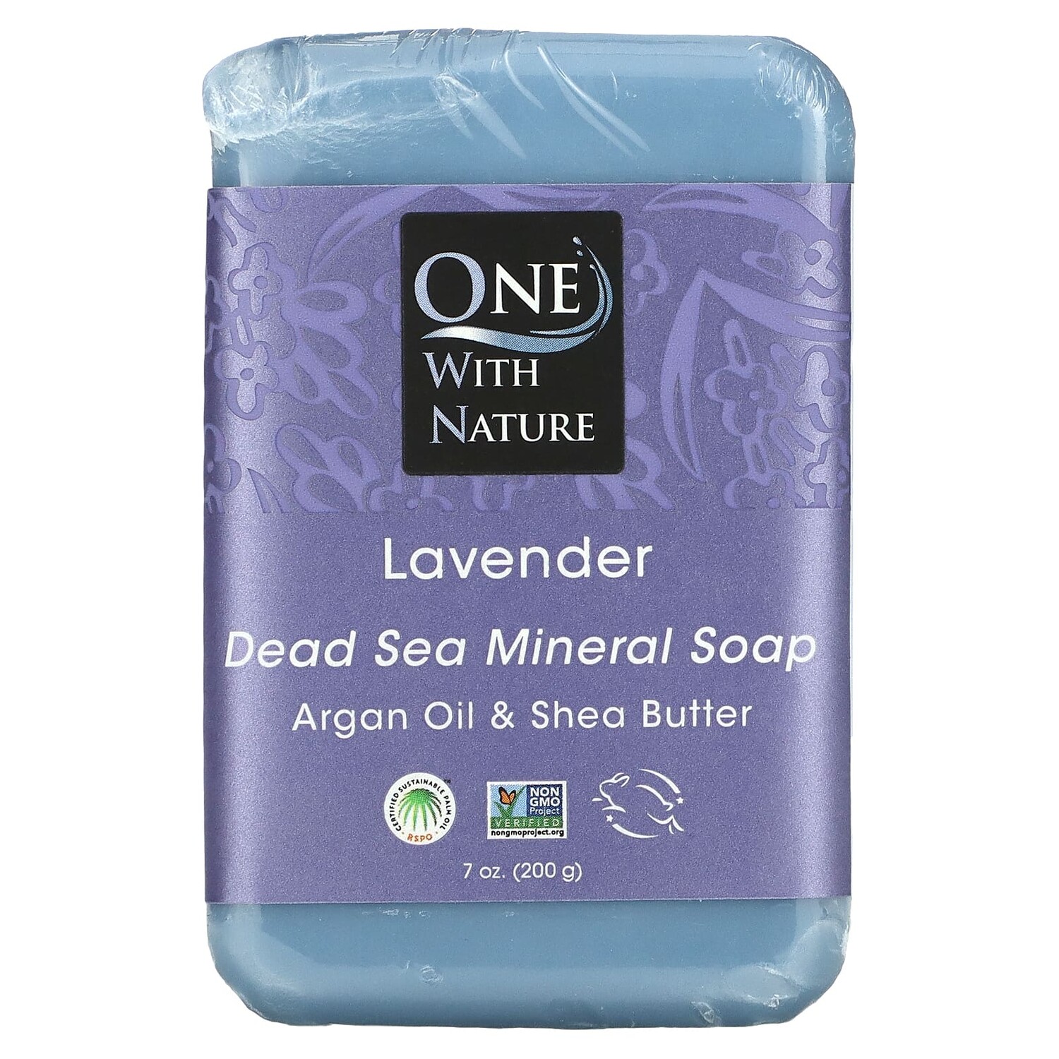 One with Nature Triple Milled Mineral Soap Bar Lavender 7 oz (200 g)
One with Nature Triple Milled Mineral Soap Bar Lavender 7 oz (200 g)