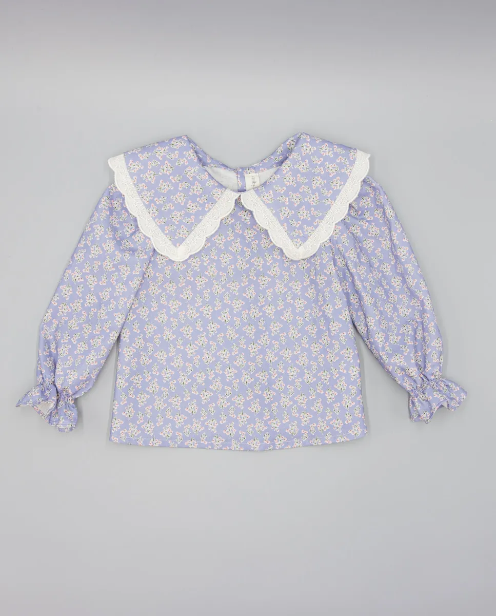 Хлопковая детская рубашка Fina Ejerique, сиреневый
Хлопковая детская рубашка Fina Ejerique, сиреневый