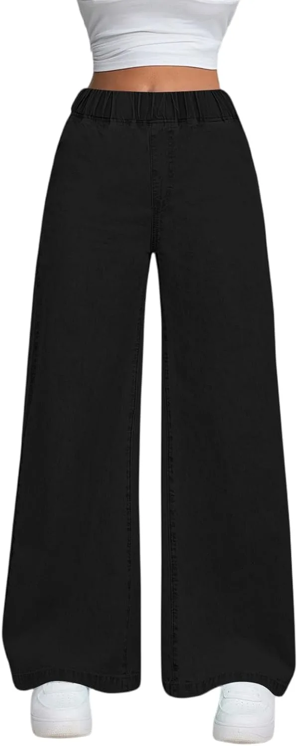 Джинсы для женщин Wide Leg High Waisted с карманом
Джинсы для женщин Wide Leg High Waisted с карманом