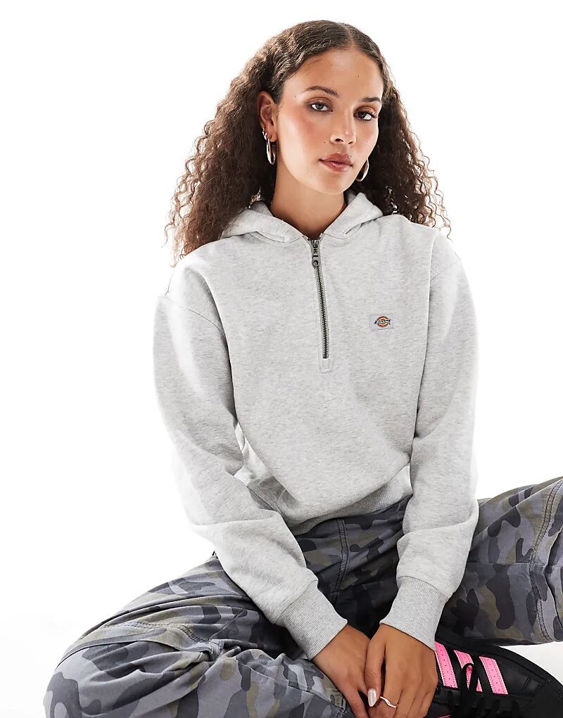 Сезонный джемпер с капюшоном на молнии на четверть часа в светло-сером цвете Dickies
Сезонный джемпер с капюшоном на молнии на четверть часа в светло-сером цвете Dickies