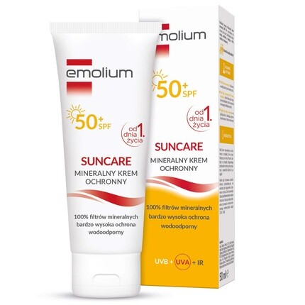 Suncare Минеральный защитный крем для детей и взрослых Spf50+ 50мл, Emolium
Suncare Минеральный защитный крем для детей и взрослых Spf50+ 50мл, Emolium