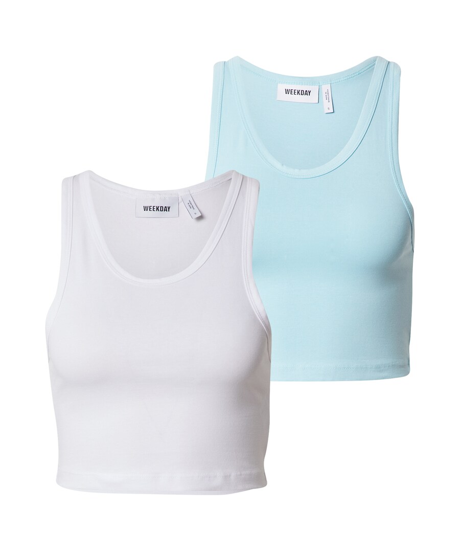 Майка WEEKDAY Top, цвет light blue/white
Майка WEEKDAY Top, цвет light blue/white
