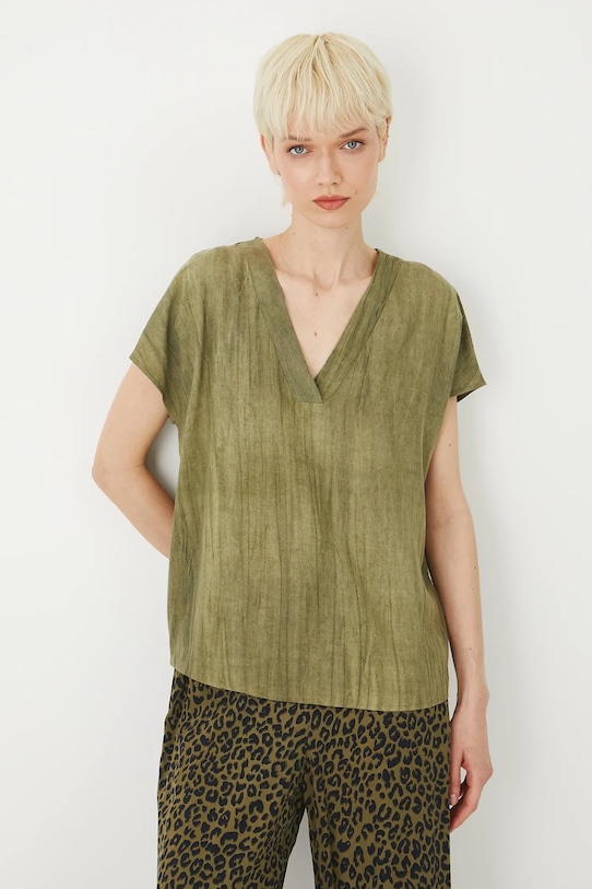 Блузка с добавлением льна Medicine, зеленый 
Блузка с добавлением льна Medicine, зеленый