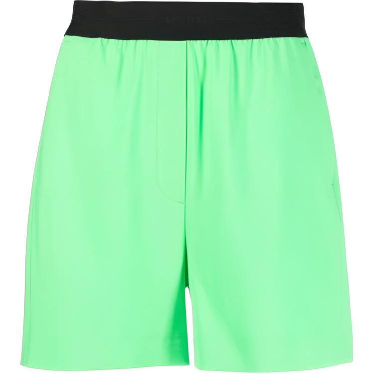 Шорты с логотипом на поясе MSGM, зеленый
Шорты с логотипом на поясе MSGM, зеленый