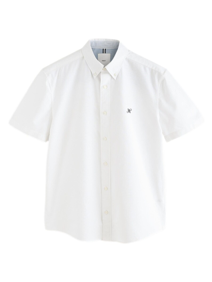 Рубашка на пуговицах Comfort fit Next, белый 
Рубашка на пуговицах Comfort fit Next, белый