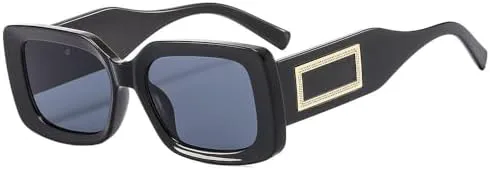 Модные прямоугольные солнцезащитные очки для женщин, винтажные солнцезащитные очки в маленькой оправе, классические черные квадратные очки для женщин MTZJH, Black
Модные прямоугольные солнцезащитные очки для женщин, винтажные солнцезащитные очки в маленькой оправе, классические черные квадратные очки для женщин MTZJH, Black