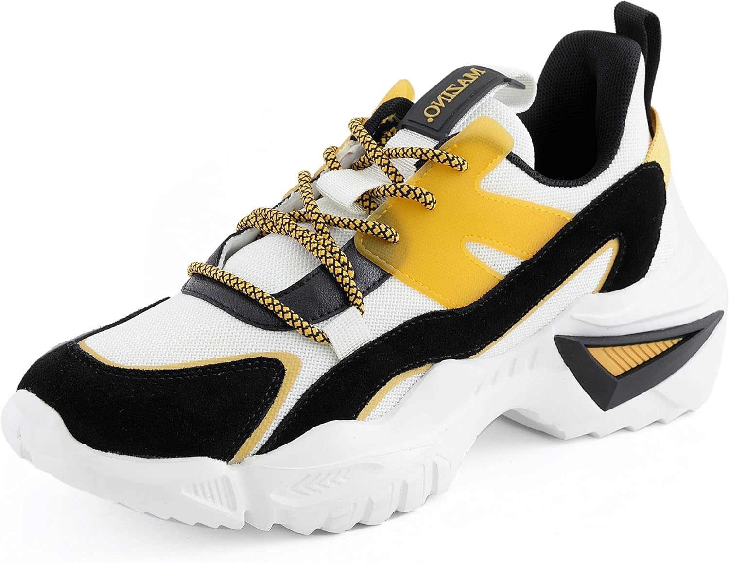 Мужские кроссовки Mazino Oasis Fashion Chunky - Мужская повседневная спортивная обувь, белый/черный
Мужские кроссовки Mazino Oasis Fashion Chunky - Мужская повседневная спортивная обувь, белый/черный