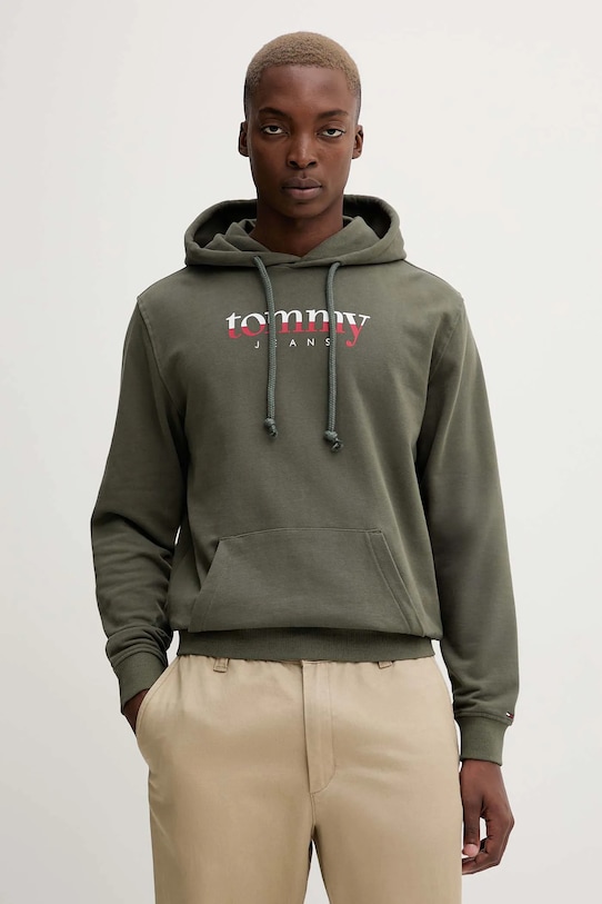 Хлопковая толстовка Tommy Jeans, зеленый
Хлопковая толстовка Tommy Jeans, зеленый