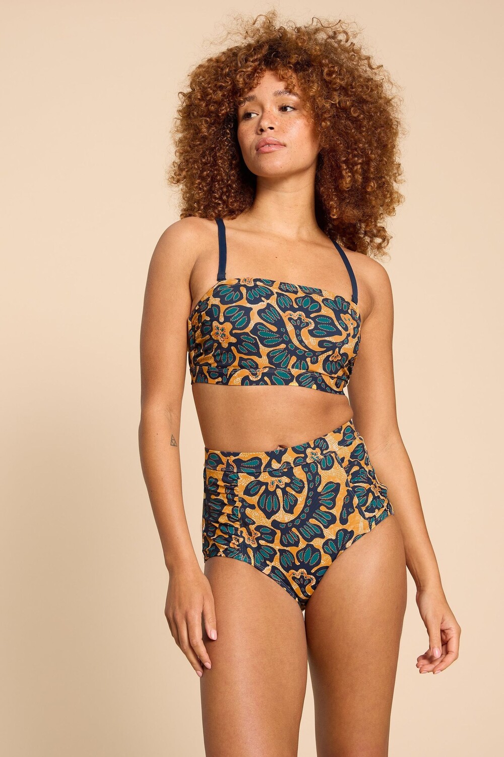 Плавки Verity с завышенной талией White Stuff, желтый
Плавки Verity с завышенной талией White Stuff, желтый