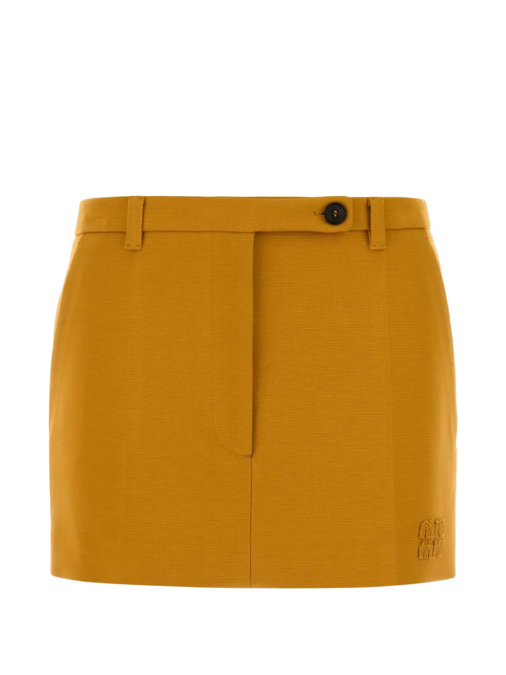 Мини-юбка с эластичной посадкой MIU MIU, желтый
Мини-юбка с эластичной посадкой MIU MIU, желтый