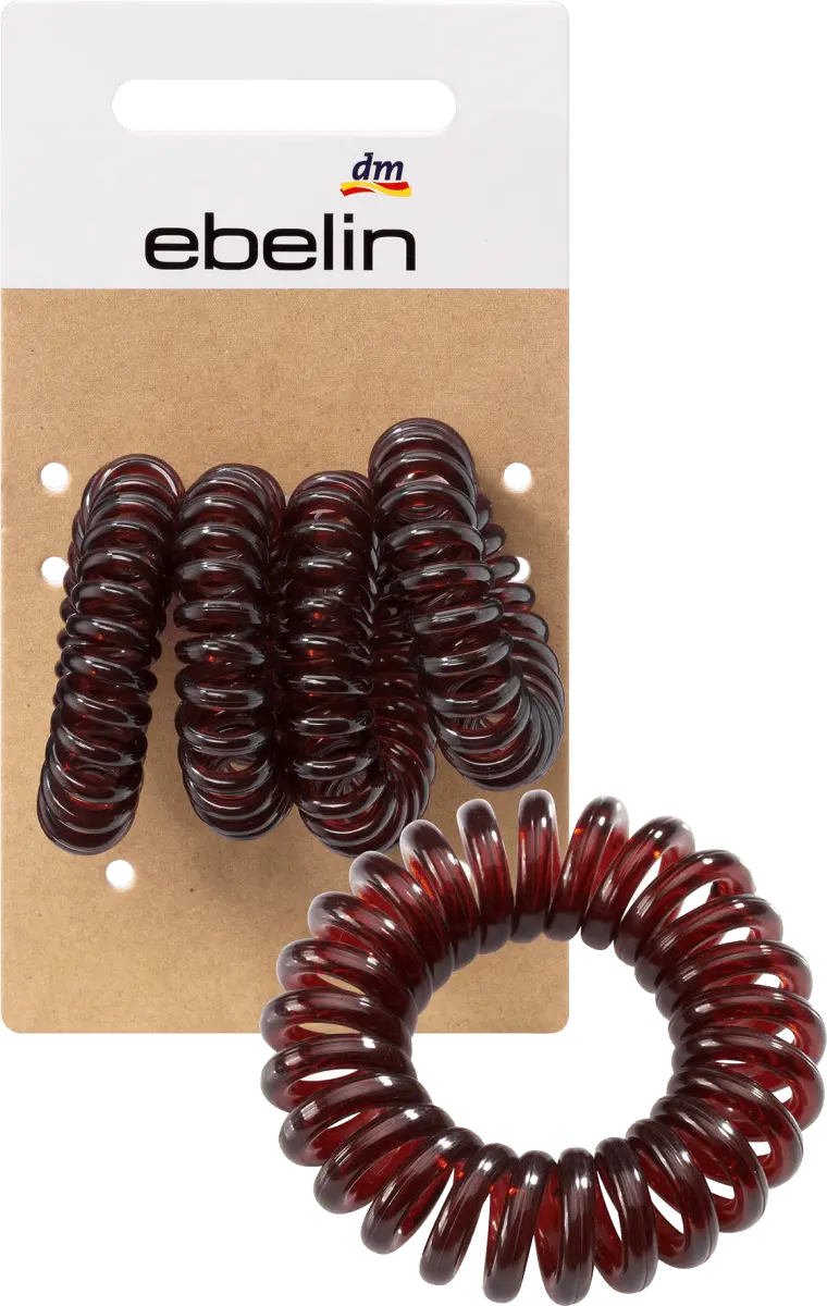 Резинки для волос спиральные маленькие коричневые 4 шт. ebelin
Резинки для волос спиральные маленькие коричневые 4 шт. ebelin