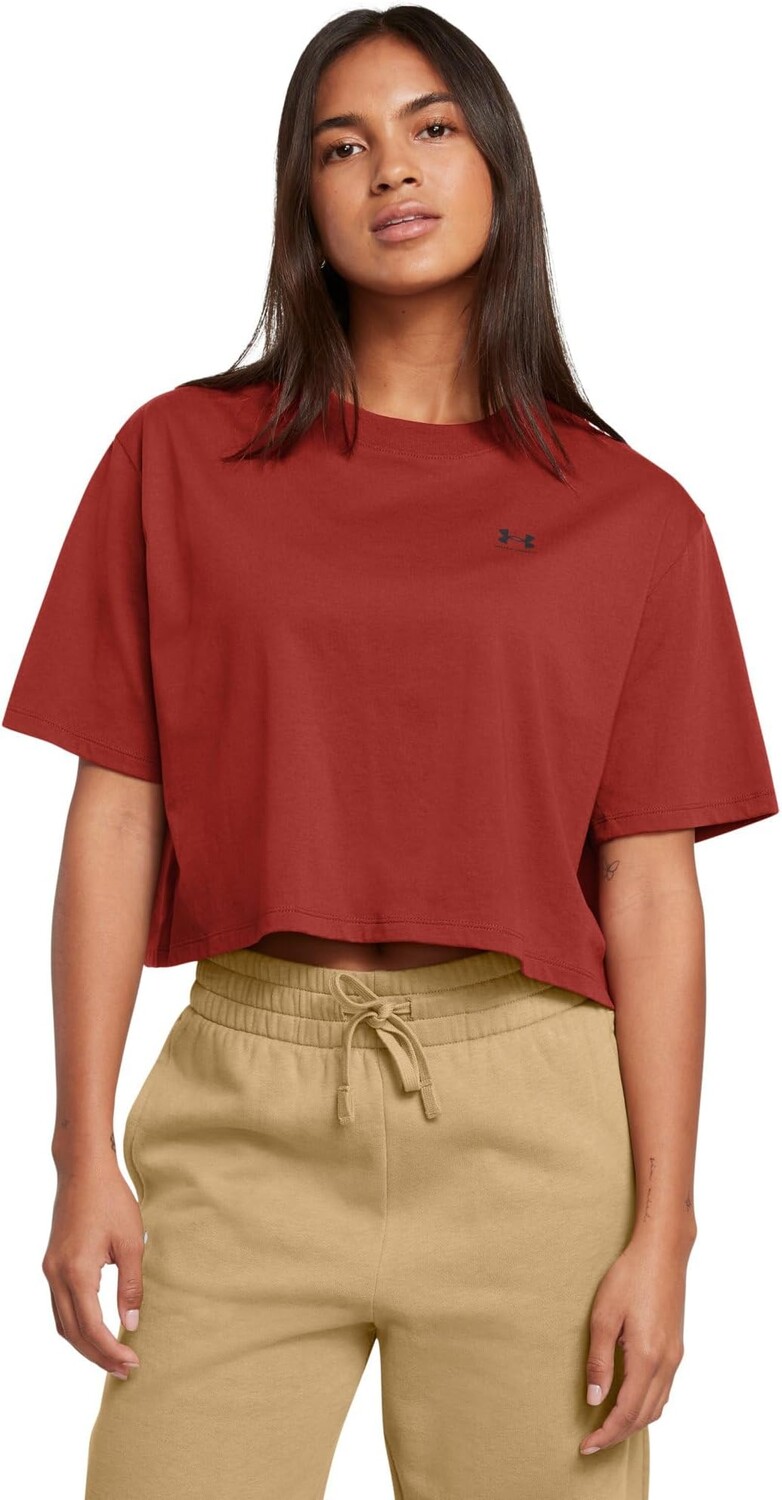 Футболка Under Armour Boxy Crop Logo Short Sleeve T Shirt, цвет Earthen Orange/Black
Футболка Under Armour Boxy Crop Logo Short Sleeve T Shirt, цвет Earthen Orange/Black