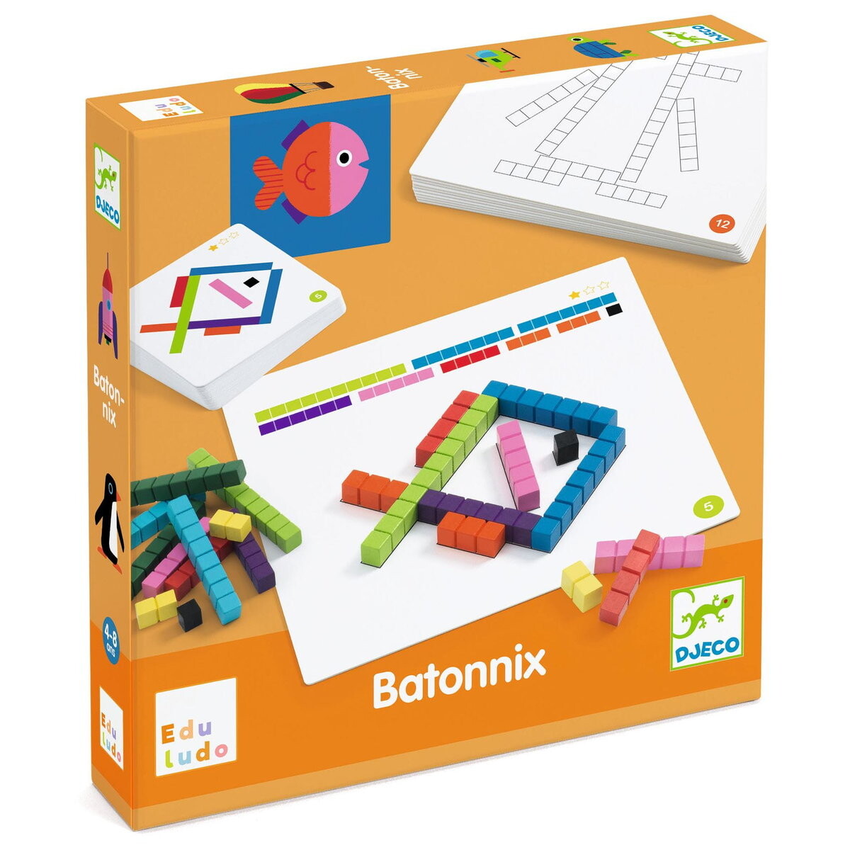 Игра-головоломка Eduludo BATONNIX DJ08268 Djeco
Игра-головоломка Eduludo BATONNIX DJ08268 Djeco