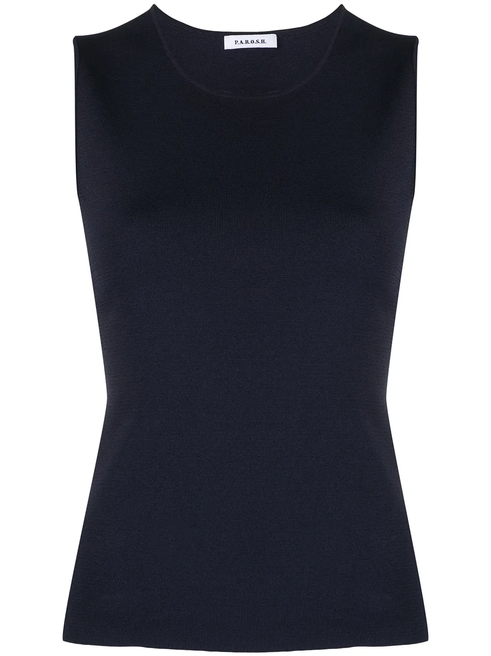 Топ без рукавов с круглым вырезом P.A.R.O.S.H., синий
Топ без рукавов с круглым вырезом P.A.R.O.S.H., синий