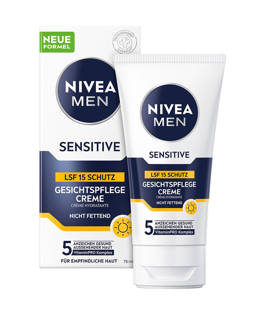 Крем для лица NIVEA MEN Sensitive LSF 15, 75 ml
Крем для лица NIVEA MEN Sensitive LSF 15, 75 ml