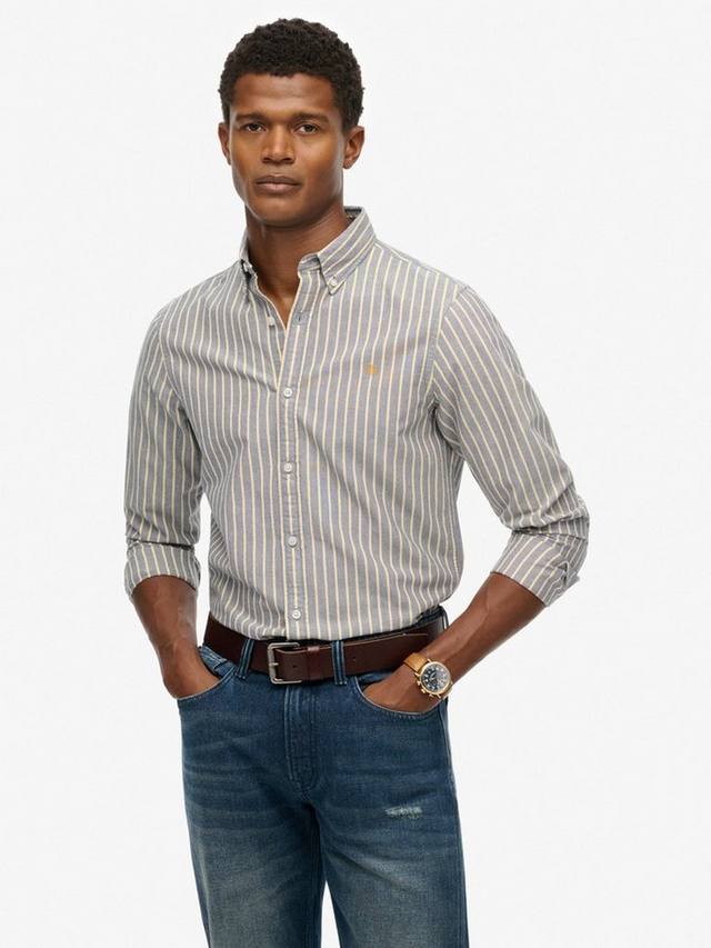 Оксфордская рубашка из органического хлопка Regular Fit в полоску Superdry, Navy/Yellow
Оксфордская рубашка из органического хлопка Regular Fit в полоску Superdry, Navy/Yellow