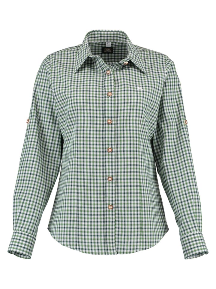 OS-Trachten Традиционная блузка Grovo темно-зеленого цвета
OS-Trachten Традиционная блузка Grovo темно-зеленого цвета