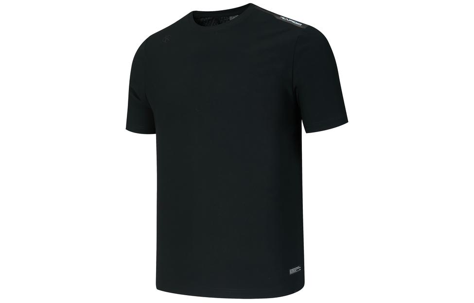 Rapido Мужская черная футболка с круглым вырезом, умеренно прямой крой
Rapido Мужская черная футболка с круглым вырезом, умеренно прямой крой