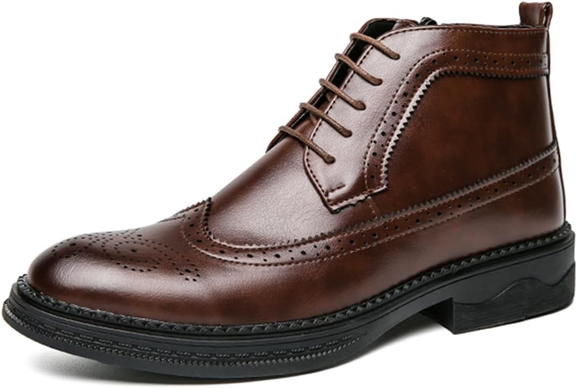Мужские ботинки Челси на шнуровке из натуральной кожи с брогированием, ретро стиль с закругленным носком, нескользящие, удобные ботинки Чакка для деловых встреч, формальных событий, офиса, вечеринок, свадеб, вождения и прогулок Houdbdol, коричне...
Мужские ботинки Челси на шнуровке из натуральной кожи с брогированием, ретро стиль с закругленным носком, нескользящие, удобные ботинки Чакка для деловых встреч, формальных событий, офиса, вечеринок, свадеб, вождения и прогулок Houdbdol, коричне...