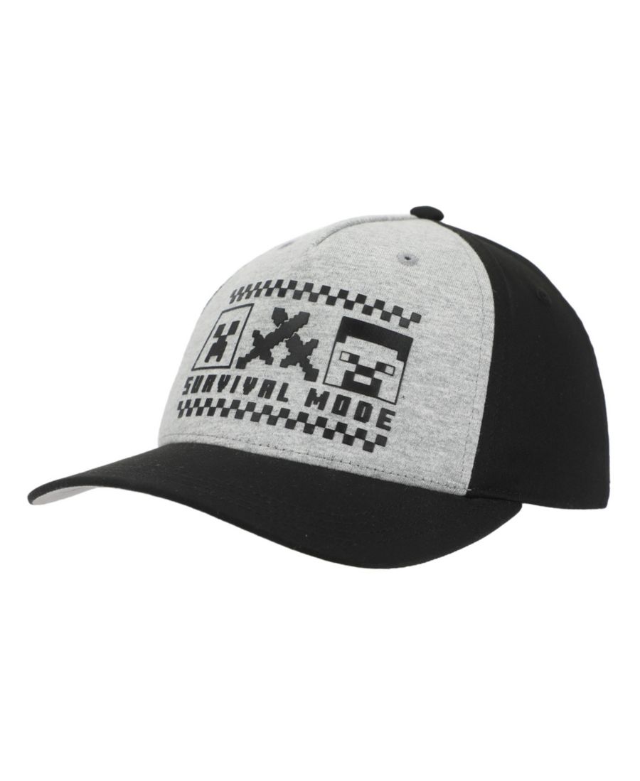 Детская традиционная регулируемая кепка Survival Mode серого и черного цвета Minecraft, Minecraft survival mode
Детская традиционная регулируемая кепка Survival Mode серого и черного цвета Minecraft, Minecraft survival mode