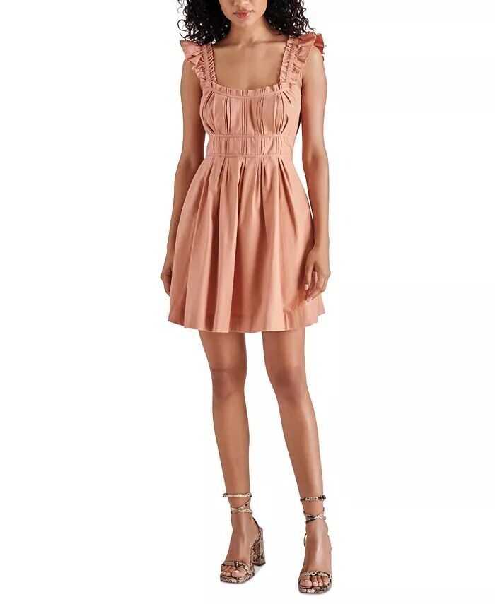 Женское хлопковое плиссированное платье Harmony Steve Madden, бежевый
Женское хлопковое плиссированное платье Harmony Steve Madden, бежевый