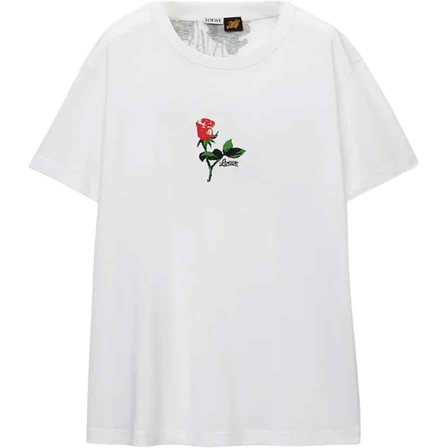 Футболка с принтом роз LOEWE, белый
Футболка с принтом роз LOEWE, белый