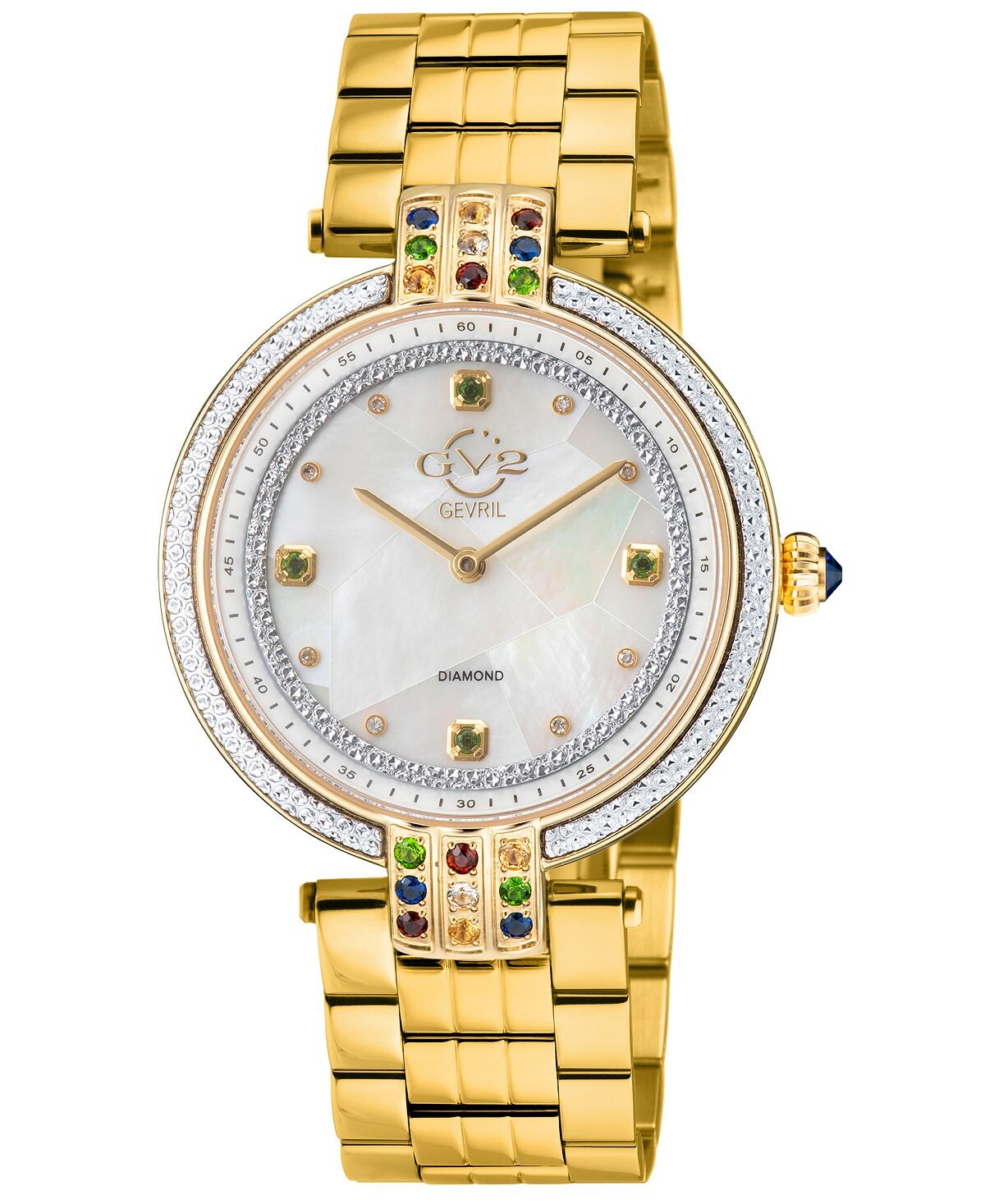 Женские часы Matera швейцарские кварцевые золотистые из нержавеющей стали 35 мм GV2 by Gevril, золотой
Женские часы Matera швейцарские кварцевые золотистые из нержавеющей стали 35 мм GV2 by Gevril, золотой