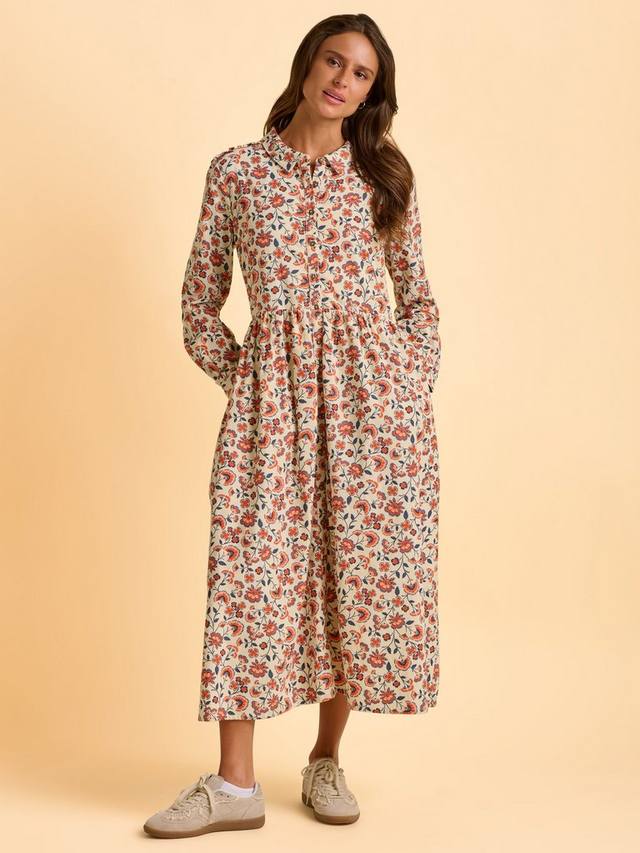 Белла флоральный хлопковый макси платье-рубашка Brakeburn
Белла флоральный хлопковый макси платье-рубашка Brakeburn