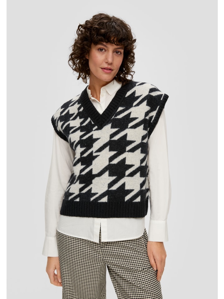 Свитер-жилет s.Oliver Strickpullunder keine Ärmellänge, цвет Schwarz-weiß
Свитер-жилет s.Oliver Strickpullunder keine Ärmellänge, цвет Schwarz-weiß