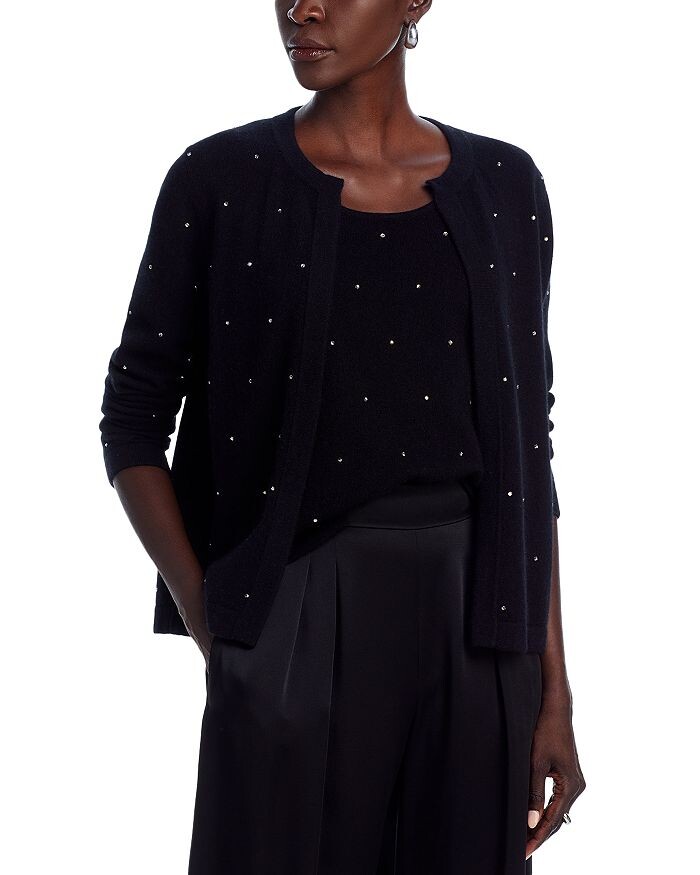 Свитер-кардиган C by Bloomingdale's из кашемира, украшенный стразами C by Bloomingdale's Cashmere, черный
Свитер-кардиган C by Bloomingdale's из кашемира, украшенный стразами C by Bloomingdale's Cashmere, черный
