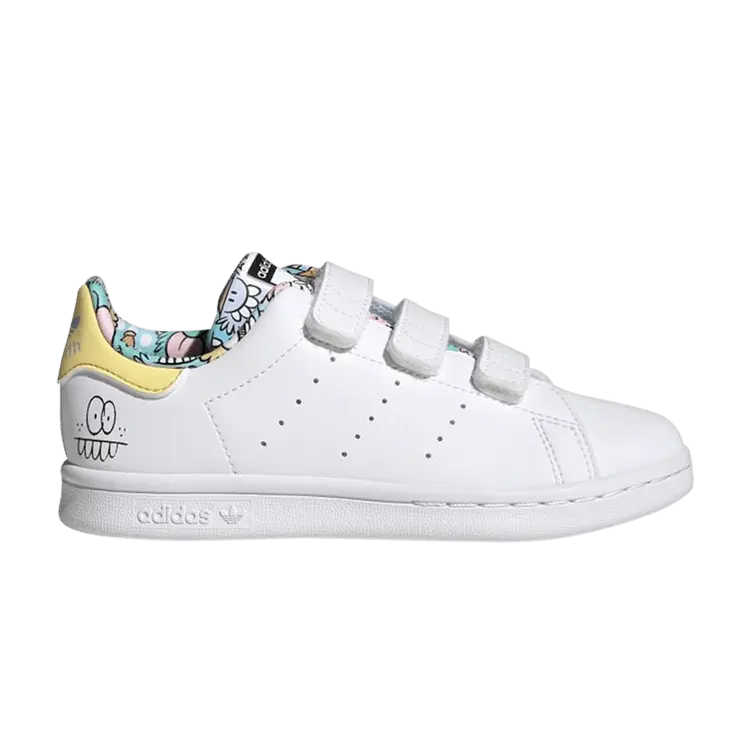 Кроссовки adidas Kevin Lyons x Stan Smith CF J 'Playful Artwork', белый
Кроссовки adidas Kevin Lyons x Stan Smith CF J 'Playful Artwork', белый