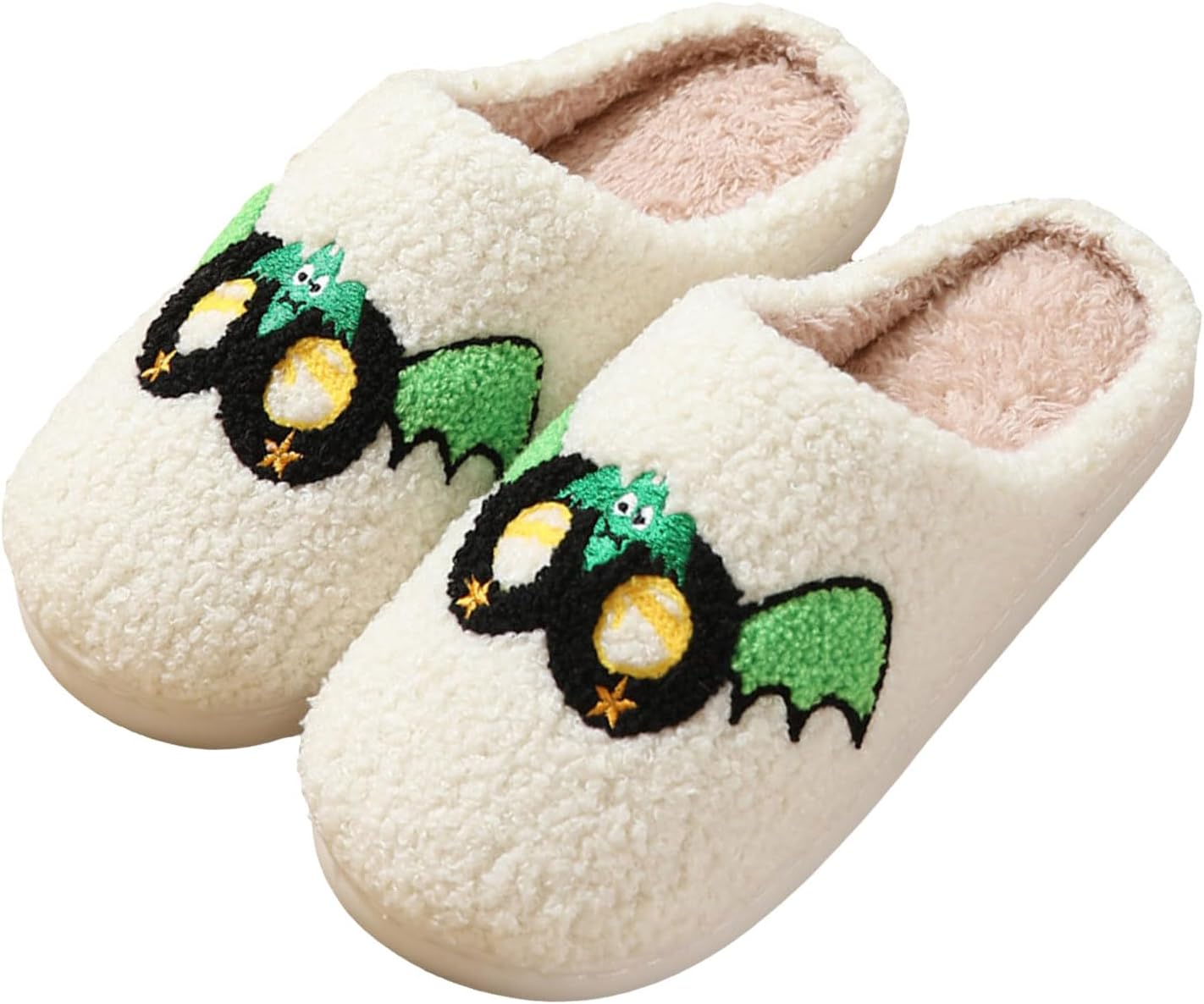 Домашние тапочки на Хэллоуин 2025 года из пеноматериала с эффектом памяти, нескользящие, мягкие, теплые, пушистые, для дома и улицы, милые осенние тапочки для женщин и мужчин Generic, белый
Домашние тапочки на Хэллоуин 2025 года из пеноматериала с эффектом памяти, нескользящие, мягкие, теплые, пушистые, для дома и улицы, милые осенние тапочки для женщин и мужчин Generic, белый