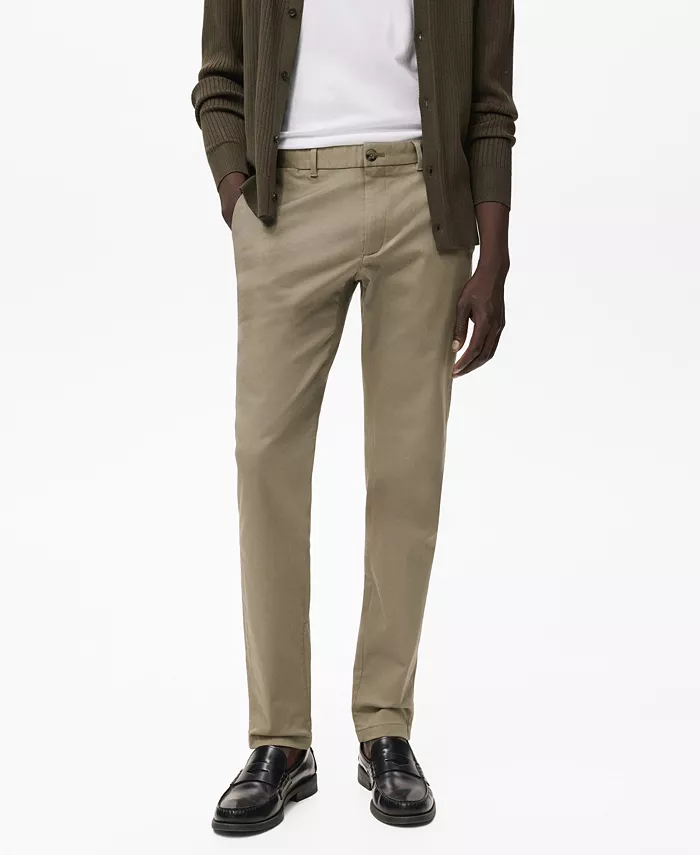 Мужские брюки чино Barna Slim-Fit из твила Mango, серый
Мужские брюки чино Barna Slim-Fit из твила Mango, серый