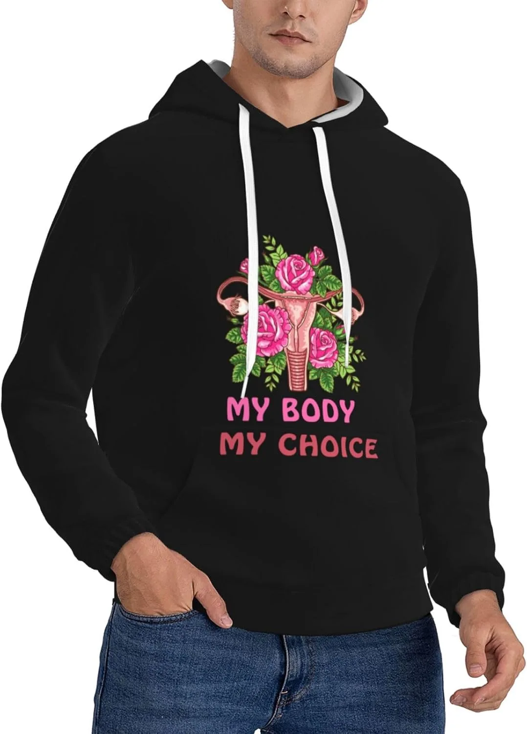 Толстовка с капюшоном My Body My Choice с карманами SDERDZSE
Толстовка с капюшоном My Body My Choice с карманами SDERDZSE
