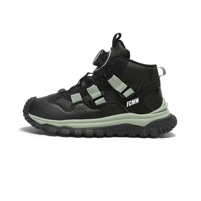 Кроссовки детские с высоким верхом, устойчивые к скольжению и износу FCMM, черный/зеленый
Кроссовки детские с высоким верхом, устойчивые к скольжению и износу FCMM, черный/зеленый