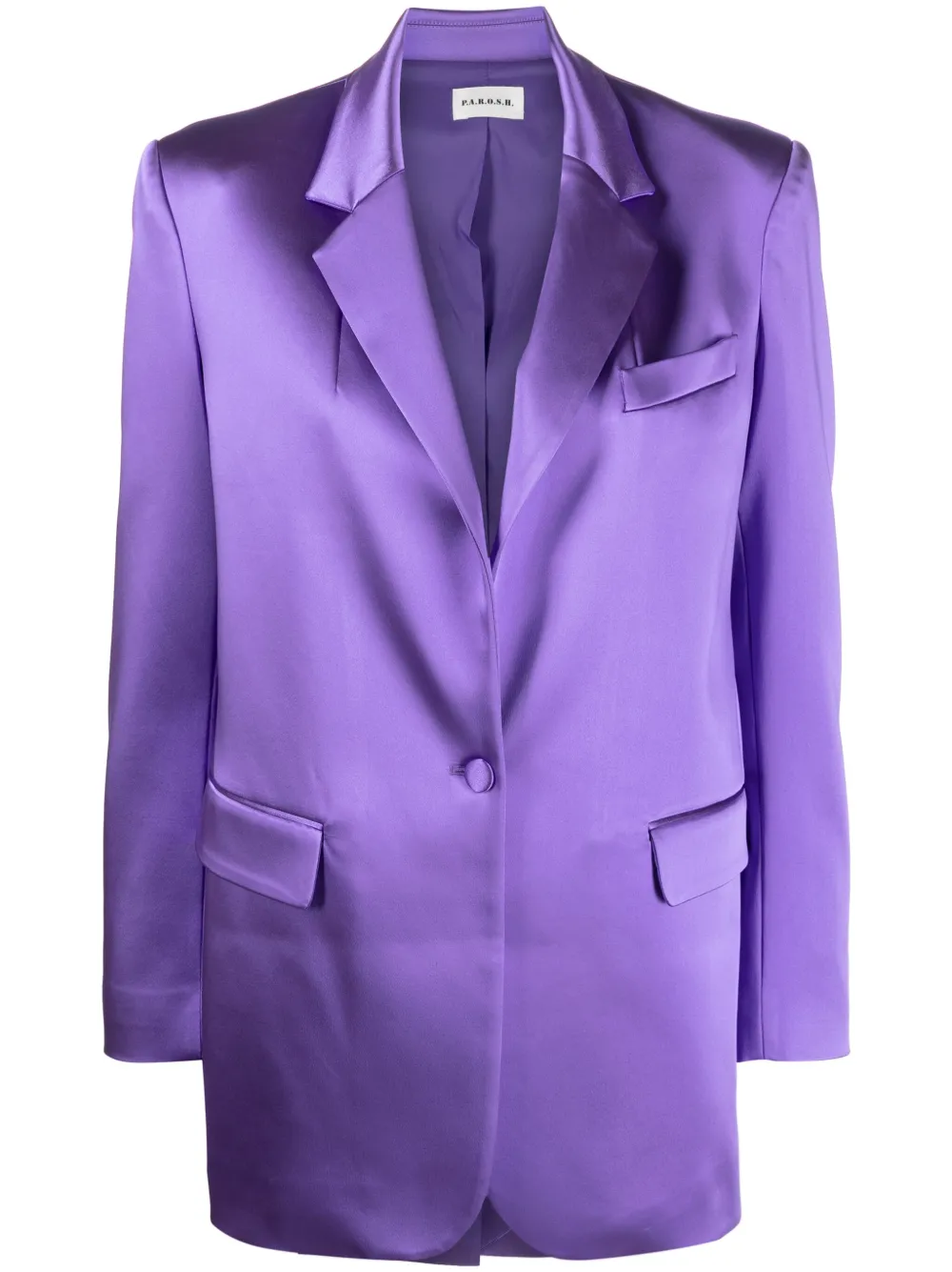 Однобортный блейзер Alix P.A.R.O.S.H., фиолетовый
Однобортный блейзер Alix P.A.R.O.S.H., фиолетовый