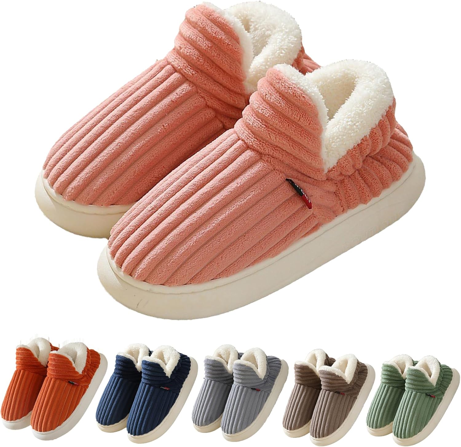 Унисекс тапочки-башмачки LZKHW на щиколотку, с флисовой подкладкой и мемори-пеной, для дома и улицы, теплые и удобные, противоскользящие облачные тапочки, розовый
Унисекс тапочки-башмачки LZKHW на щиколотку, с флисовой подкладкой и мемори-пеной, для дома и улицы, теплые и удобные, противоскользящие облачные тапочки, розовый