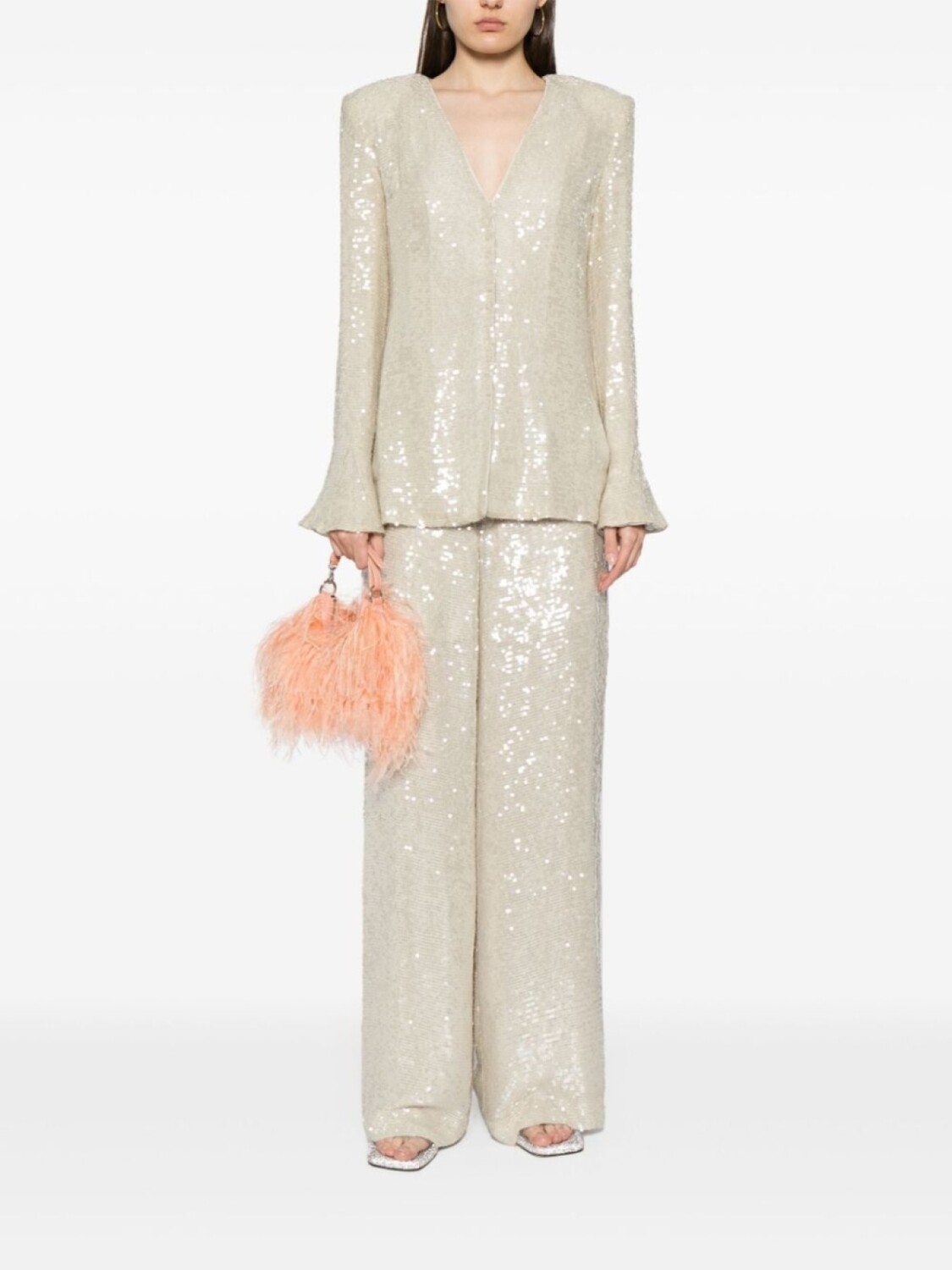 LAPOINTE блузка с пайетками, серый
LAPOINTE блузка с пайетками, серый