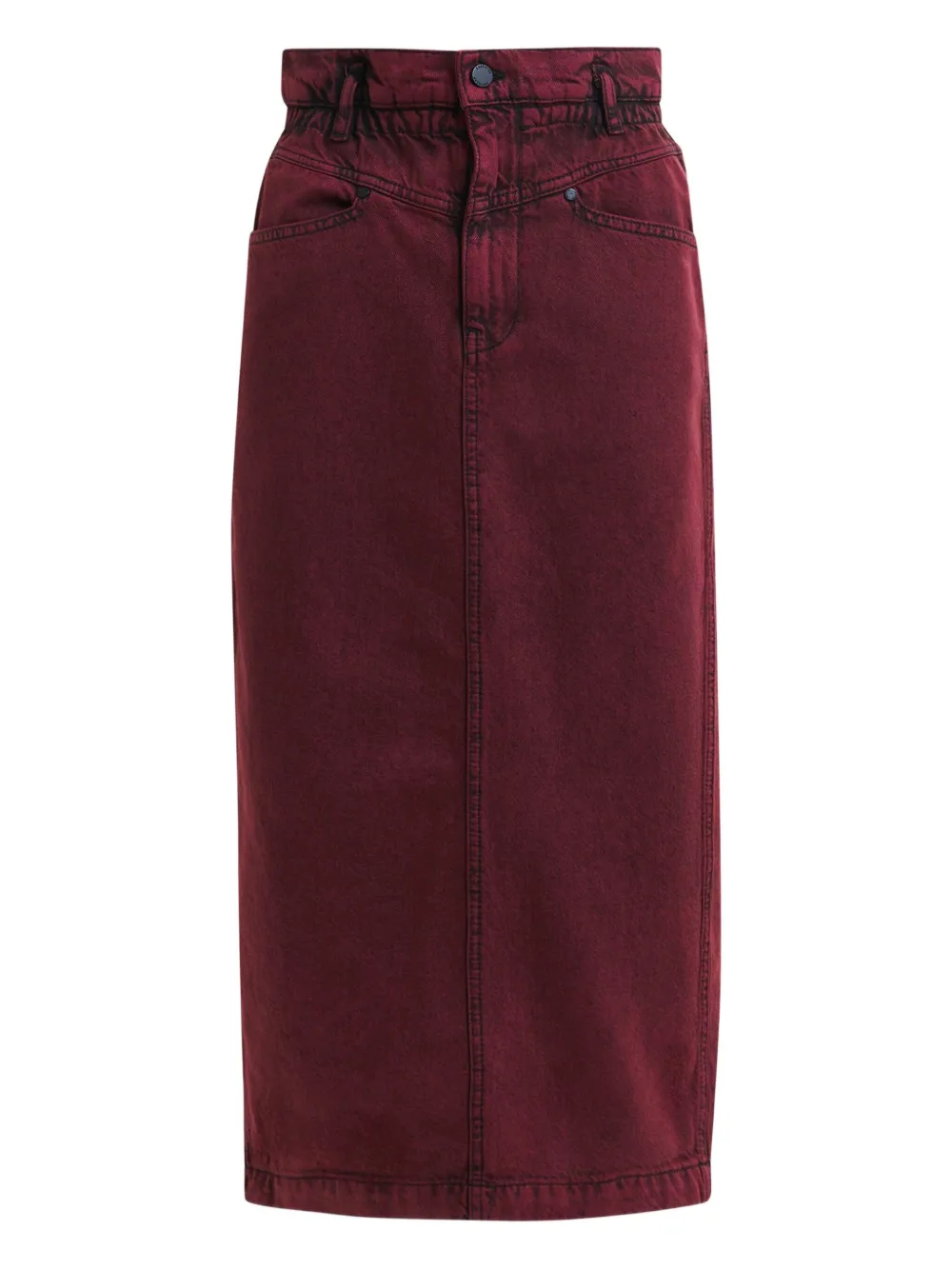Джинсовая юбка миди прямого кроя с резинкой на талии Essentiel Antwerp, красный
Джинсовая юбка миди прямого кроя с резинкой на талии Essentiel Antwerp, красный