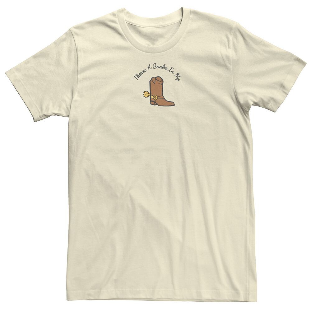 Мужская футболка Disney/Pixar's Toy Story 4 Snake In My Boot с левой стороны груди Disney / Pixar, цвет Natural
Мужская футболка Disney/Pixar's Toy Story 4 Snake In My Boot с левой стороны груди Disney / Pixar, цвет Natural