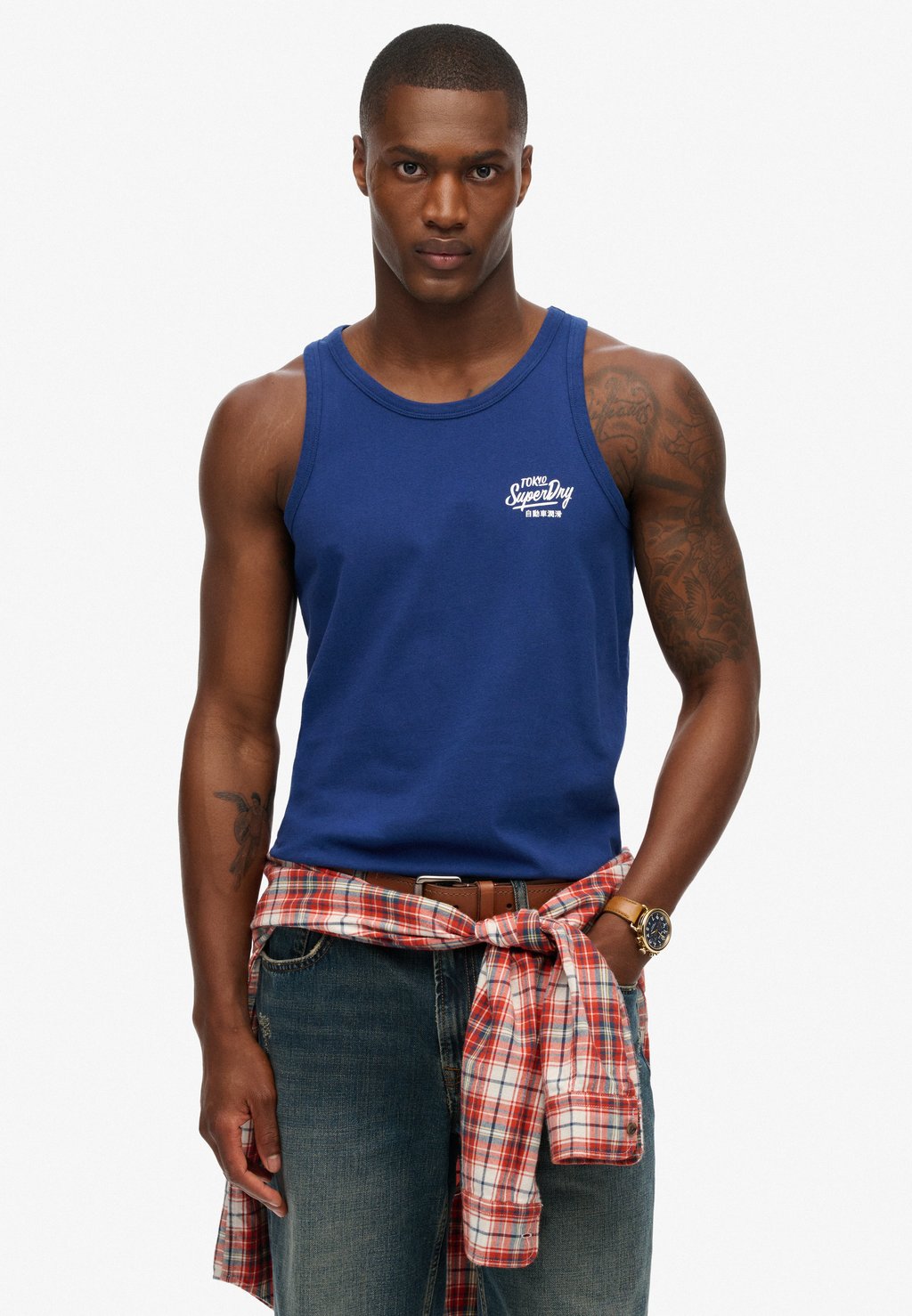 Майка Superdry, синий
Майка Superdry, синий