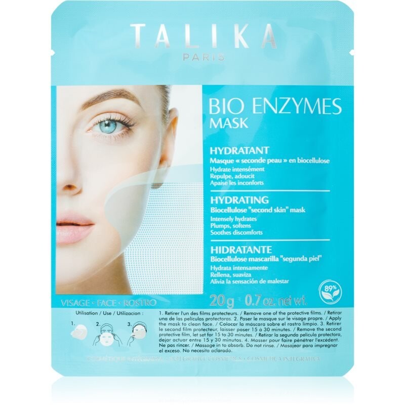 Talika Bio Enzymes Mask Увлажняющая тканевая маска 20 г
Talika Bio Enzymes Mask Увлажняющая тканевая маска 20 г