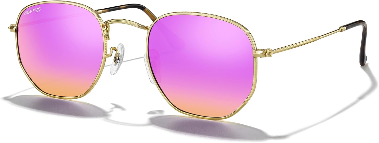 Классические поляризованные солнцезащитные очки MERRY для женщин и мужчин, винтажные, многоугольные, квадратные, модель S6548 MERRY'S, Polished Gold Frame/Cyclamen Lens
Классические поляризованные солнцезащитные очки MERRY для женщин и мужчин, винтажные, многоугольные, квадратные, модель S6548 MERRY'S, Polished Gold Frame/Cyclamen Lens