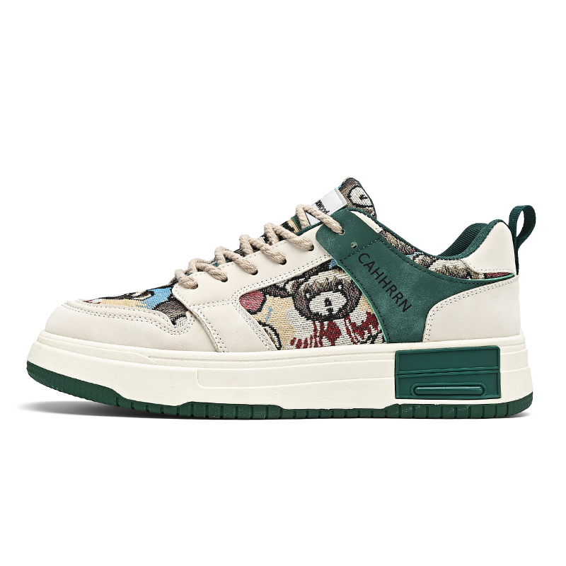 Низкие кроссовки для скейтбординга с противоскользящими амортизаторами и износостойкими свойствами, мужская коробка TEXWOOD, Beige Green
Низкие кроссовки для скейтбординга с противоскользящими амортизаторами и износостойкими свойствами, мужская коробка TEXWOOD, Beige Green