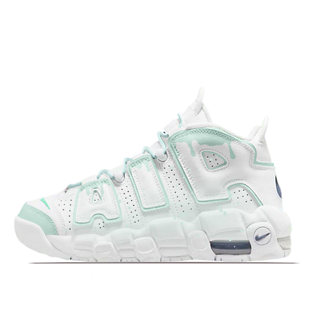 Nike Женские баскетбольные кроссовки Air More Uptempo Fizzy Mint с амортизацией, зеленые
Nike Женские баскетбольные кроссовки Air More Uptempo Fizzy Mint с амортизацией, зеленые