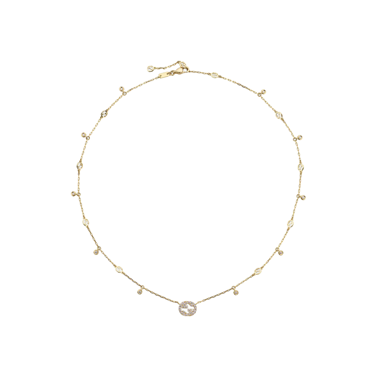 Колье Gucci из желтого золота с бриллиантами
Колье Gucci из желтого золота с бриллиантами