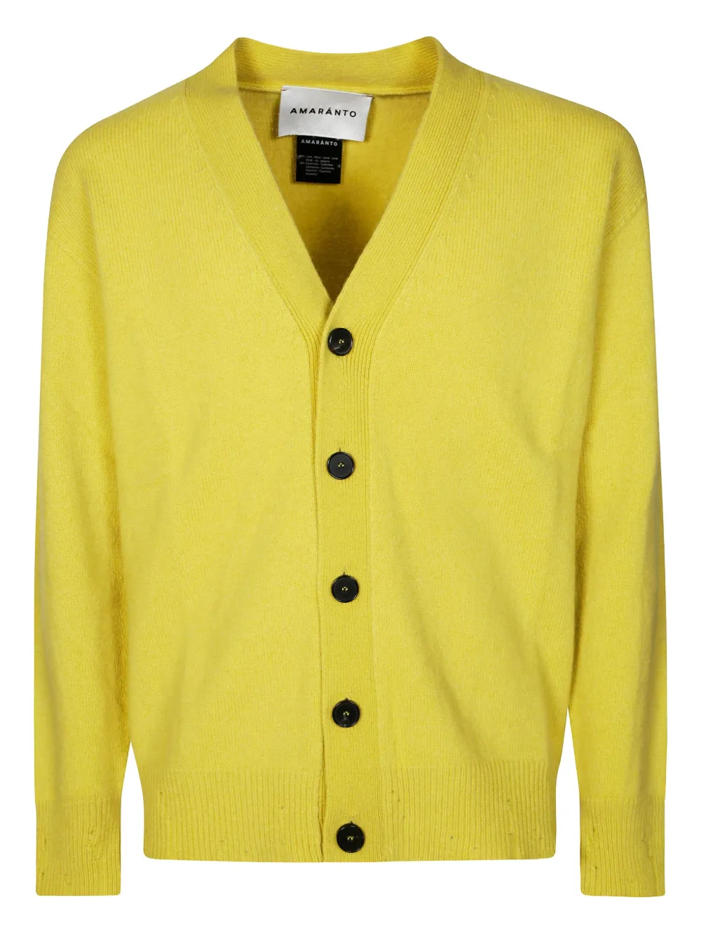 Кардиган на пуговицах с V-образным вырезом Amaranto, желтый
Кардиган на пуговицах с V-образным вырезом Amaranto, желтый