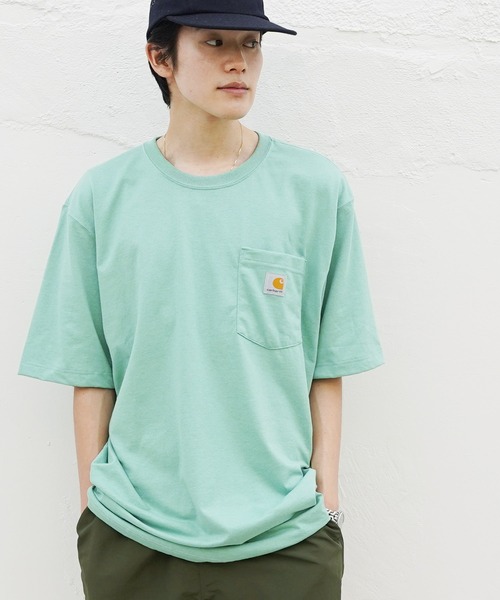 Футболка с коротким рукавом, большим нагрудным карманом и нашивкой с логотипом Carhartt
Футболка с коротким рукавом, большим нагрудным карманом и нашивкой с логотипом Carhartt